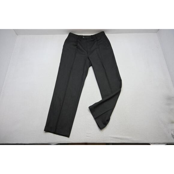 Tommy Hilfiger 100% Wool Dark Gray Suit Pants Jacket USA MADE Mens 34 x 32 x 44L - Picture 5 of 16